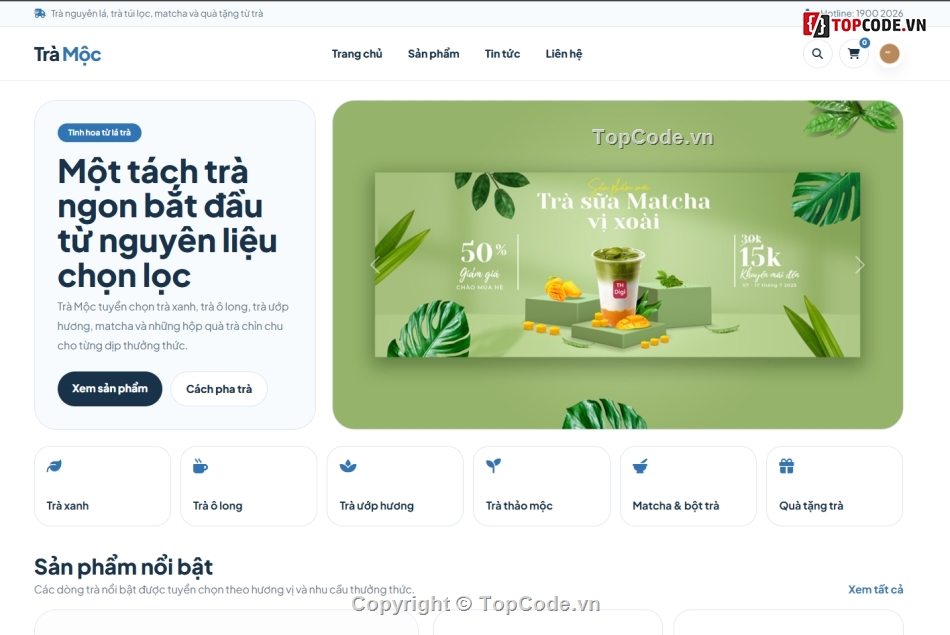 Website bán hàng sản phẩm,Web bán tem sản phẩm,bán trà